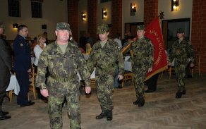 Velící prap. Milan Kalousek, dále prap. Jaroslav Tlsták, prap. Jitka Chytrová a prap. Jan Sedláček.