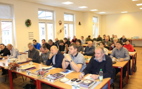 Účastníci pracovního semináře u KVV Plzeň. 