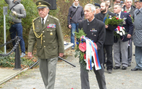 Předseda oblastního výboru Českého svazu bojovníků za svobodu pan Jaroslav Bukovský.