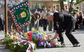 Předseda Českého svazu bojovníků za svobodu Jaroslav Bukovský.