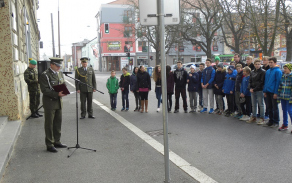 Pietní akt zahájil prap. Jaroslav Tlsták přivítáním všech přítomných a hostů.