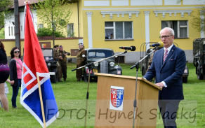 Úvodní slovo měl starosta Kyšic pan Hynek Sladký.