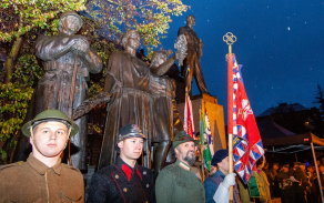 Oslavy 28. října 2018 v Plzni náměstí T.G. Masaryka.