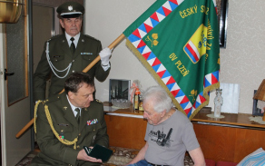 Návštěva u Hanuše Salze, který se 22.2.2017 dožil 95 let.
