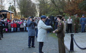 Předání ocenění Československé obce legionářské.