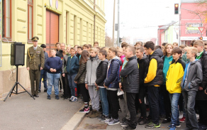 Žáci Benešovy základní školy.