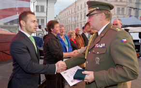 Oceněný byl i moderátor akcí a tlumočník do Aj - Mgr. David Fuchs.