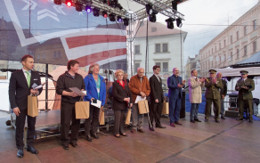 Předání medailí KVV Plzeň.